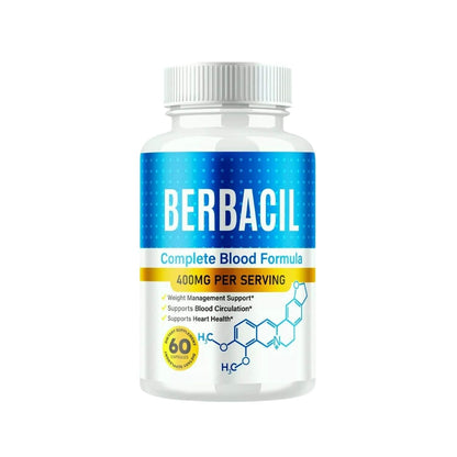 Berbacil 60 Capsules - Health And Well-Being + Free Shipping
