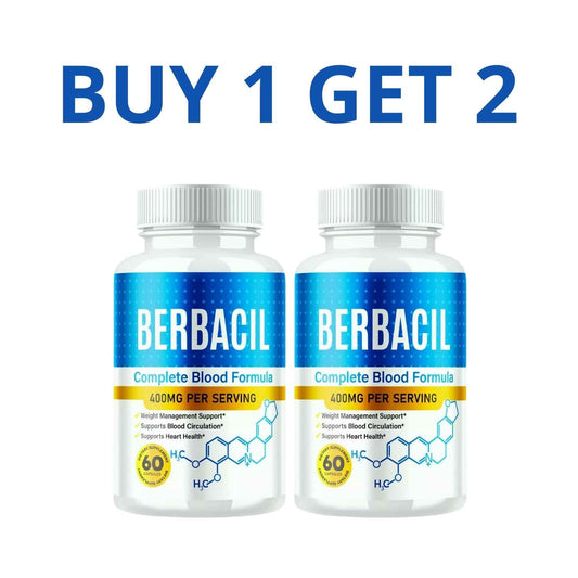 Berbacil 60 Capsules - Health And Well-Being + Free Shipping